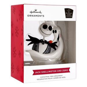 NWT Disney Tim Burton Nightmare Before Christmas Jack Skellington X-mas Ornament